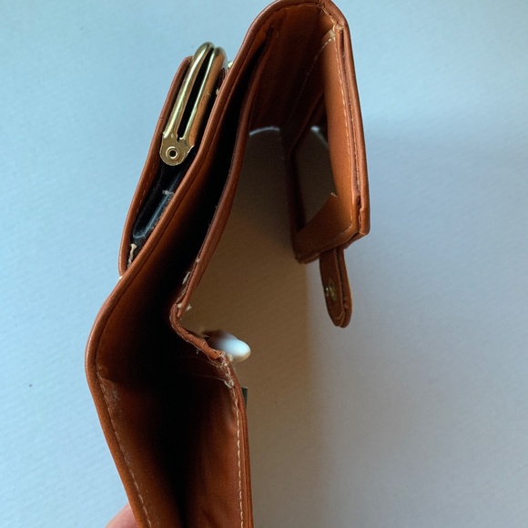 Vintage Leather Roger Gimbel Wallet With Mirror and Memo Pad - Picture 7 of 12